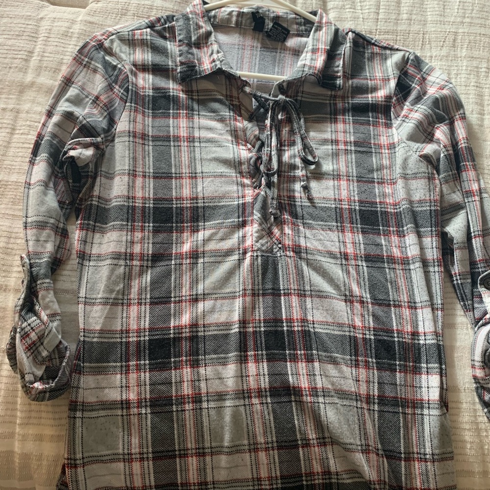Flannel with strings